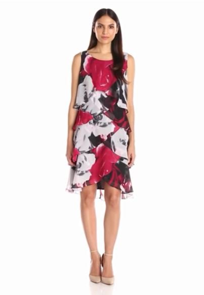 Floral-Printed-Multi-Tiered-Dress